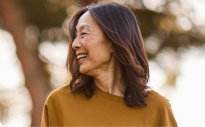Woman laughing