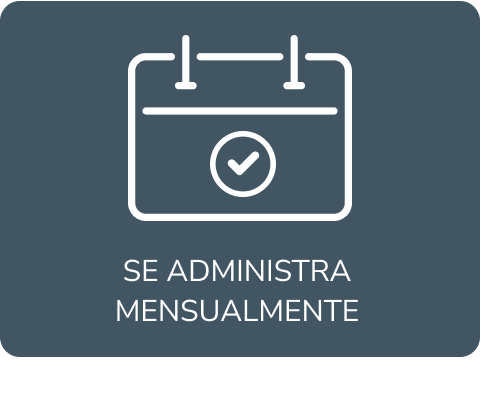EVENITY® (romosozumab-aqqg) se administra mensualmente durante tu visita al consultorio